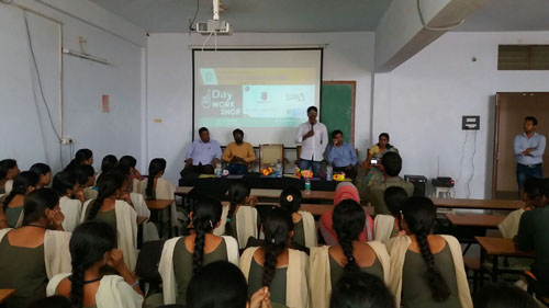 One day workshop on Raspberry pi and Linux organized by department of Electronics and Communication Engineering on 16-04-2016 at SKEC 4
