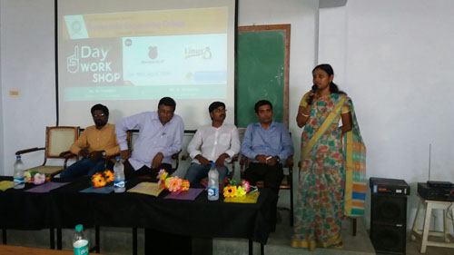 One day workshop on Raspberry pi and Linux organized by department of Electronics and Communication Engineering on 16-04-2016 at SKEC 6